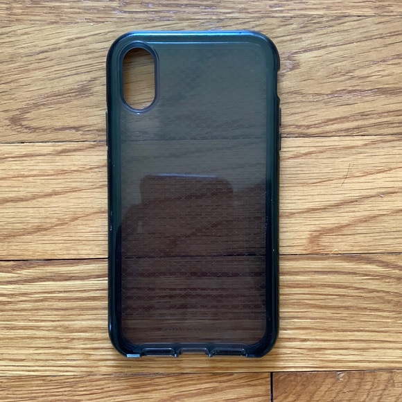 Tech21 Silicone Black Transparent iPhone XR Case - Picture 1 of 7